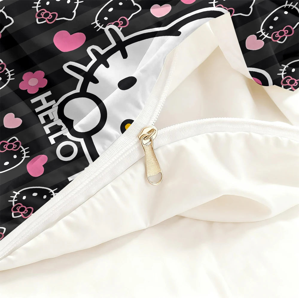 Hello Kitty Minimalist Quilt Cover