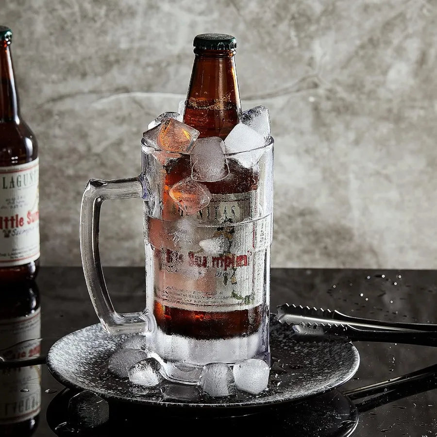 2 Pack Heavy Large Beer Glasses