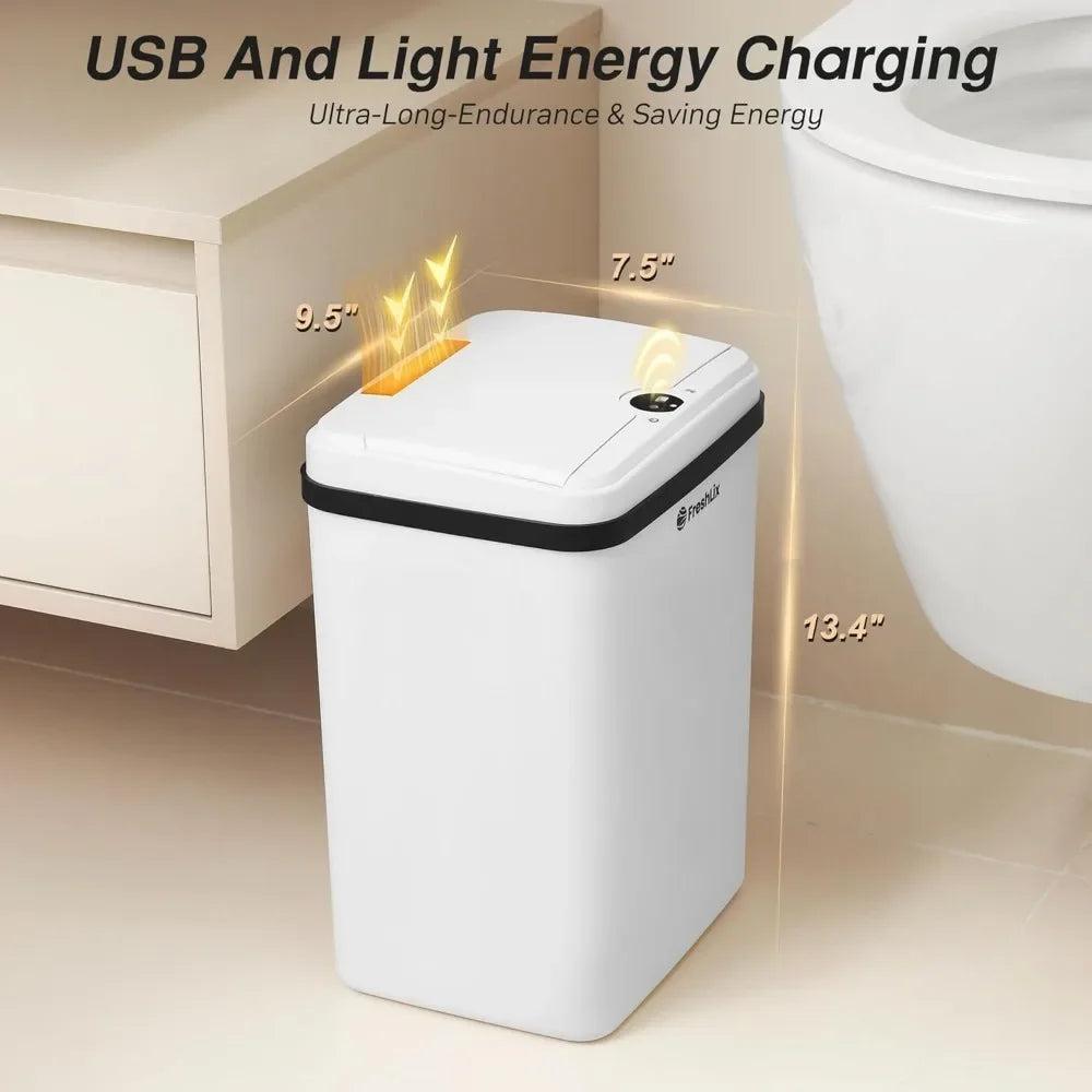 Bathroom Touchless Trash Can 4 Gallon