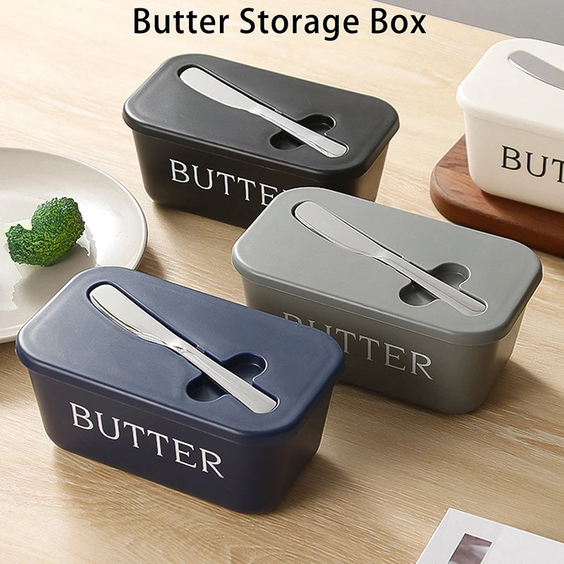 Butter Container With Knife