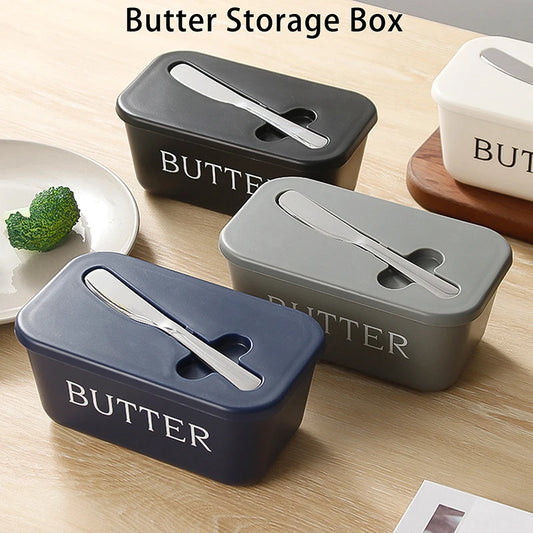 Butter Container With Knife