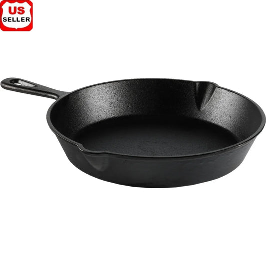 Pre-Seasoned Cast Iron Skillet 10.5
