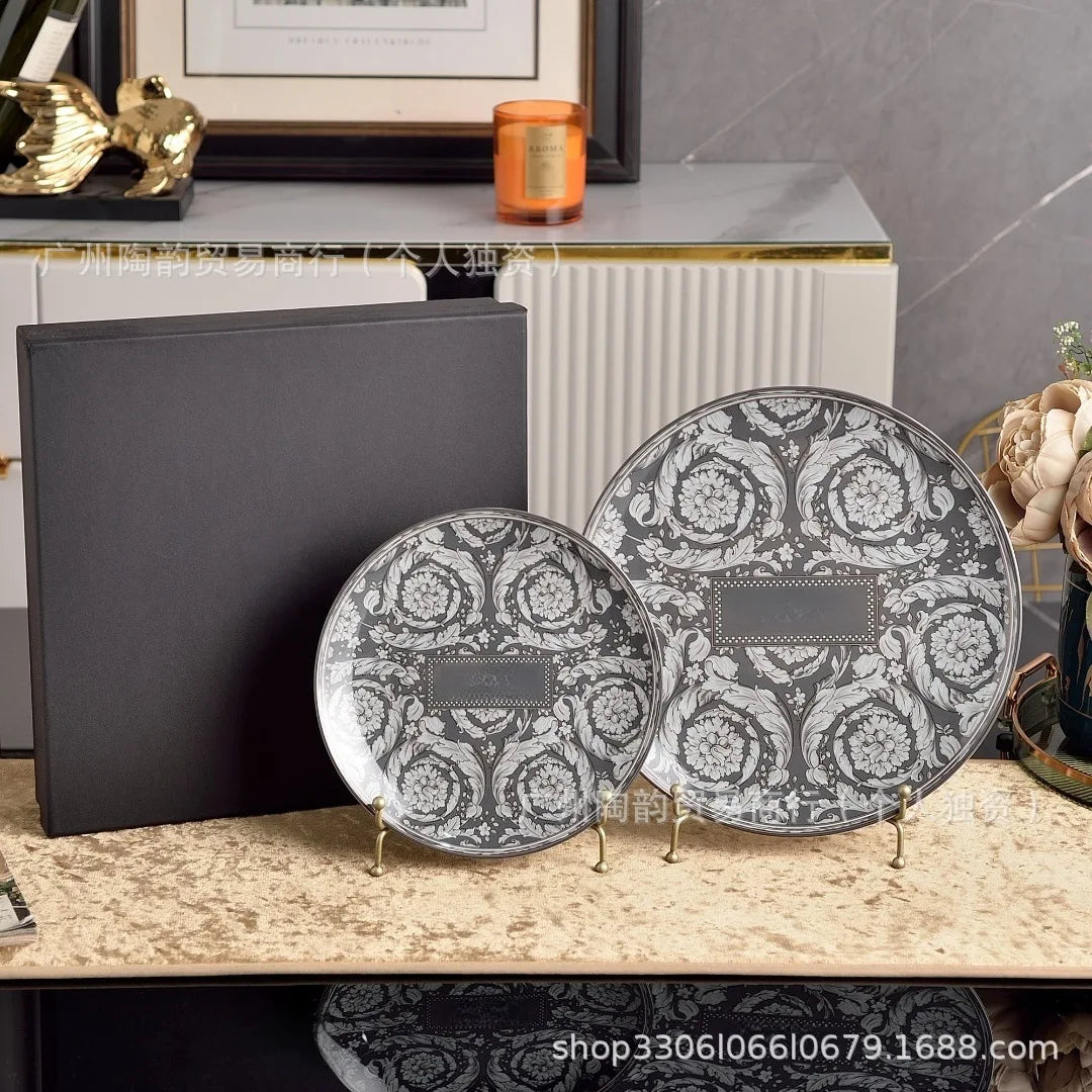 European Luxury Western Dinner Plate Set