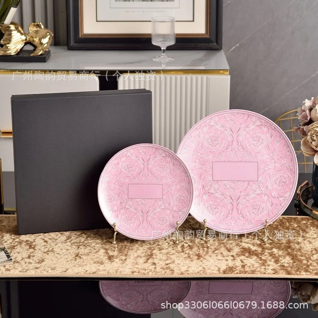 European Luxury Western Dinner Plate Set