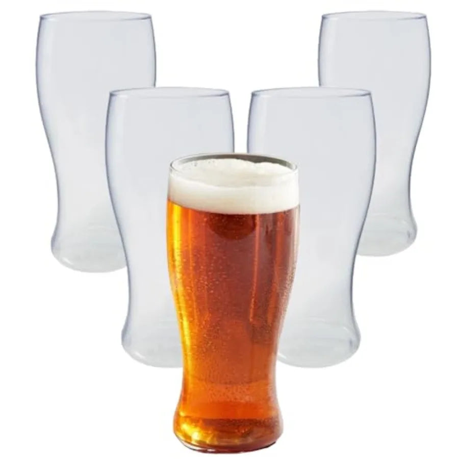Unbreakable Classic Beer Pilsner Glasses