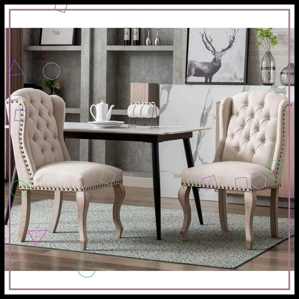 Farmhouse Dining Chairs Set Of 2