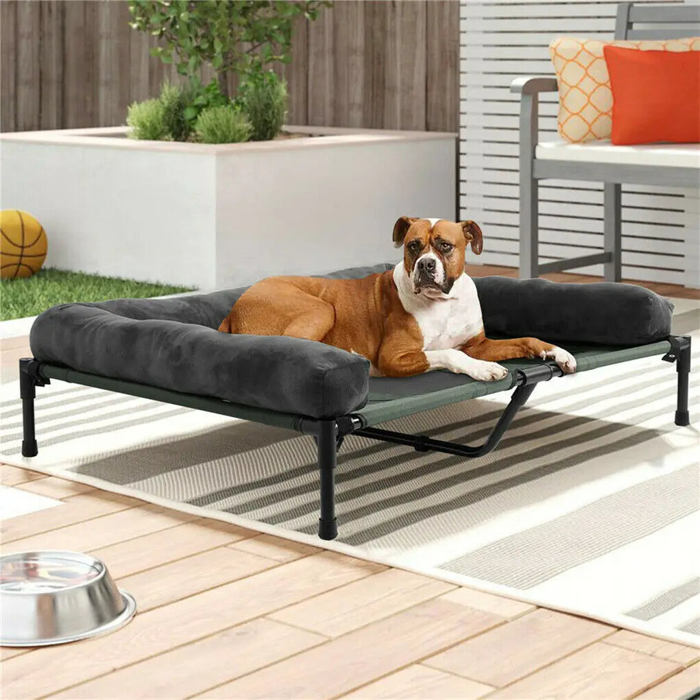 Dogs/Cats Indoor Outdoor Elevated Pet Lounger Bed