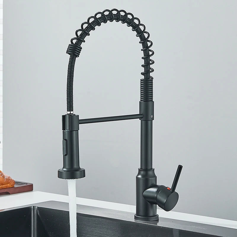 Pull Down Kitchen Faucet