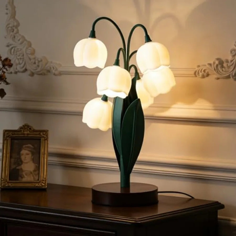 Flower Lamp, Bedside Vintage Table Lamps