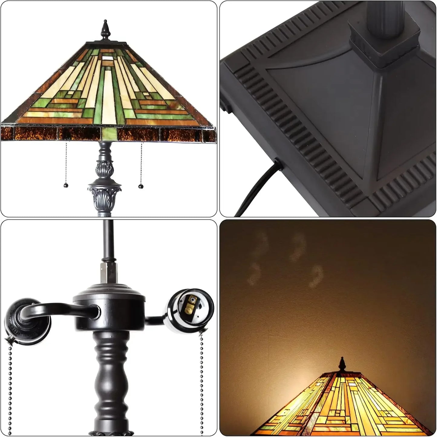 Tiffany Lamp Stained Glass Floor Lamp