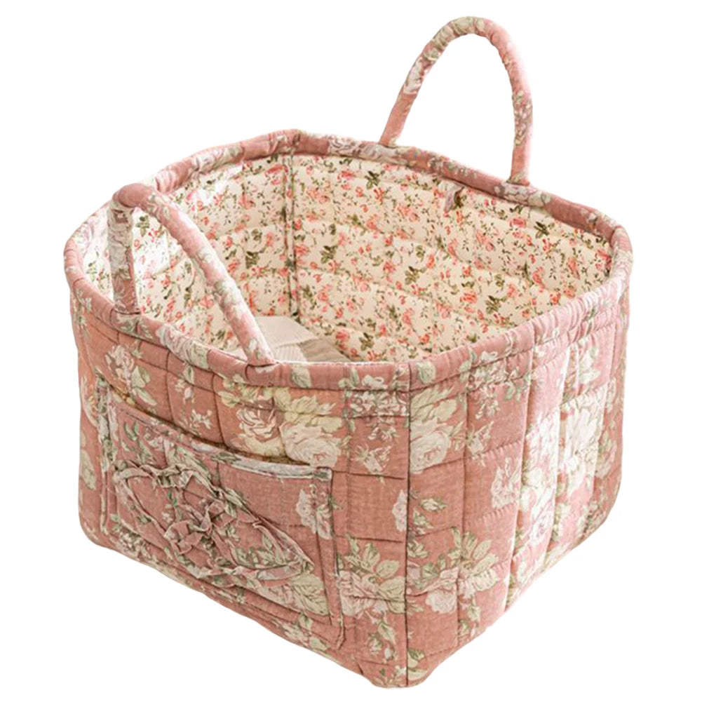 Boho Fabric Storage Basket