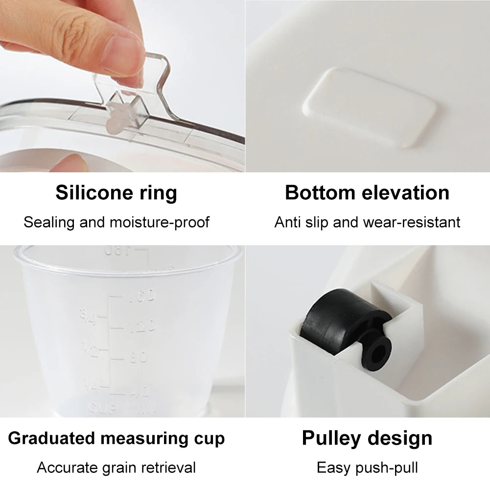 Collapsible Cat Dog Food Storage Container 20-30LB