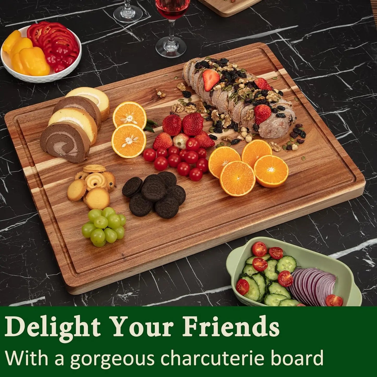 Extra Large Acacia Wood Cutting Board