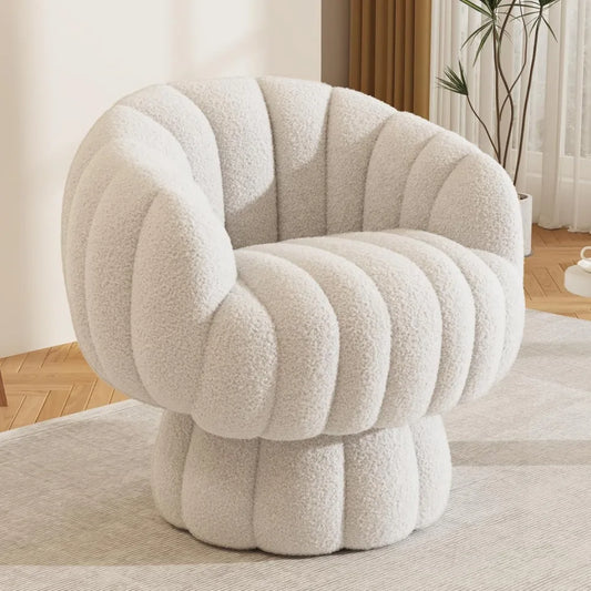 360 Degree Barrel Swivel Accent Chair