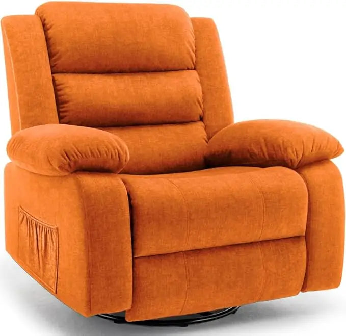 Recliner Rocking  Chair, Massage And Heat,360°Swivel