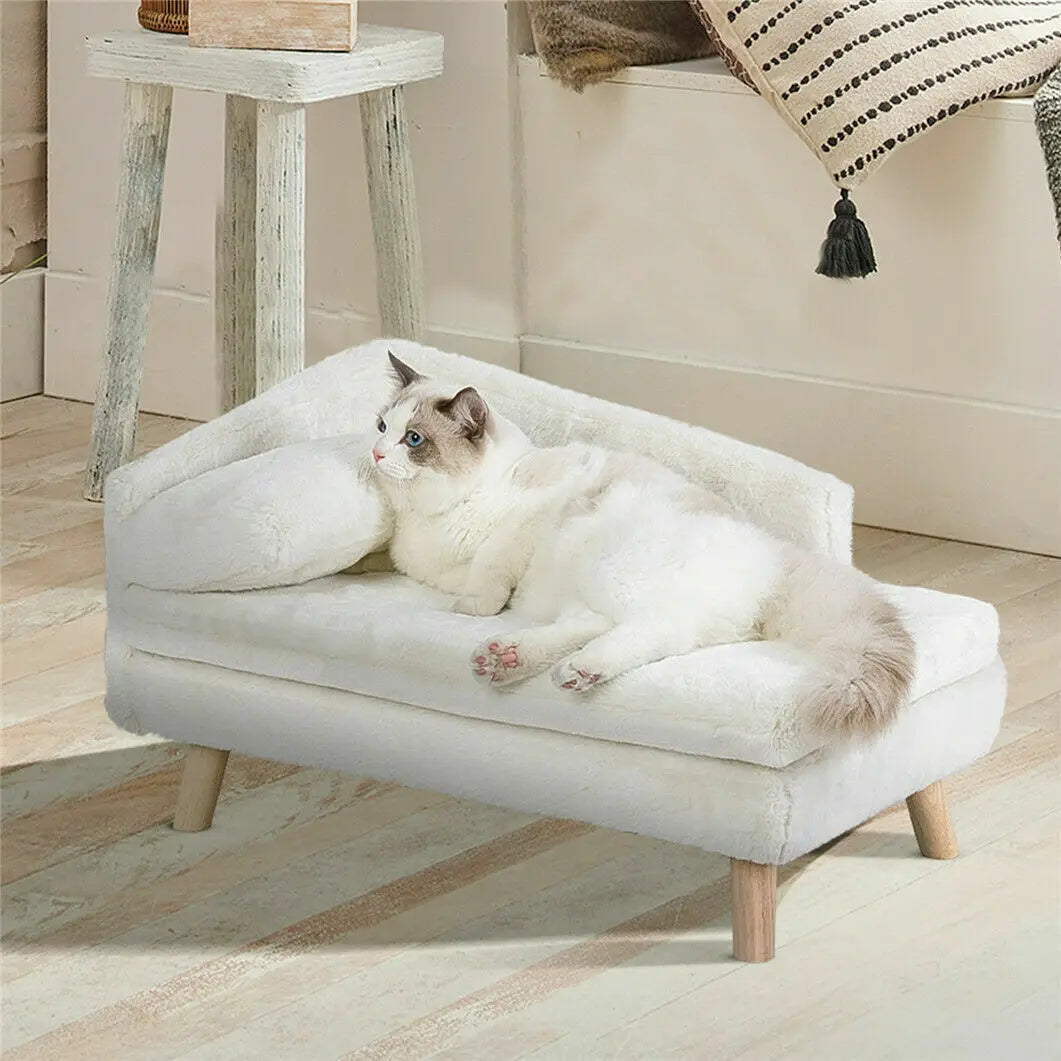 Elevated Pet Bed Solid Wood Leg