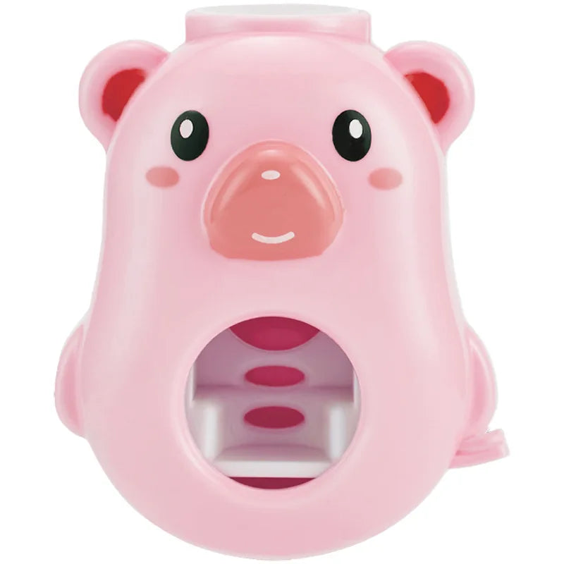 Cute Yellow Duck Automatic Toothpaste Dispenser