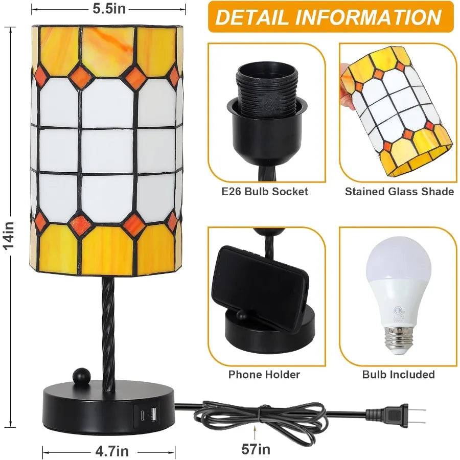 Tiffany Touch Table Lamps 3 Way Dimmable