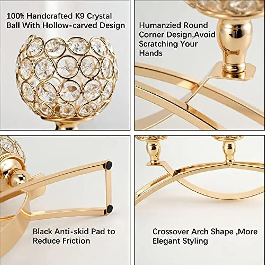 Gold Candle Holders Tealight