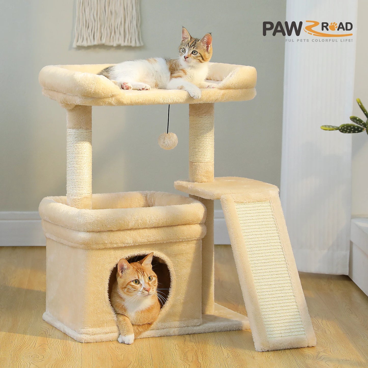 Small Cat Tree for Indoor Cat