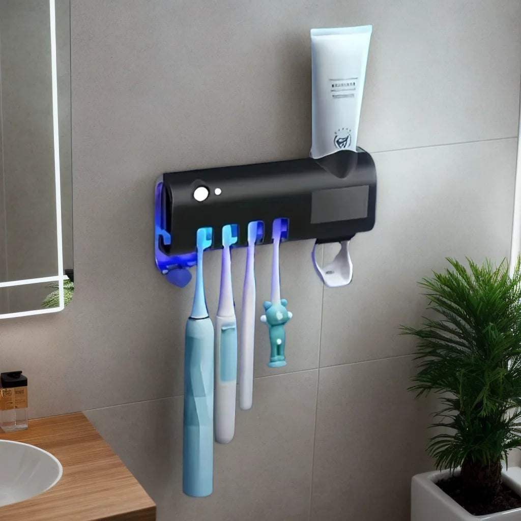 Wall mounted toothpaste dispenser