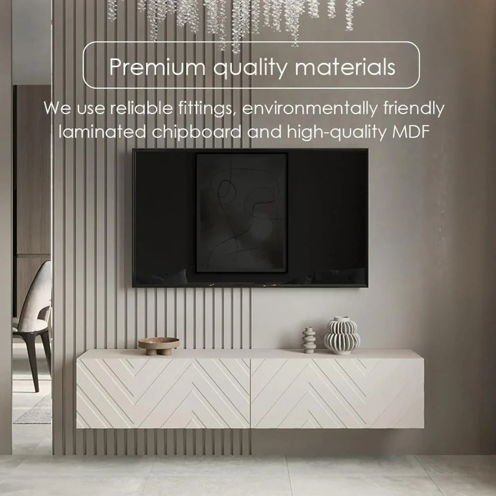 Floating TV Stand Wall Mounted