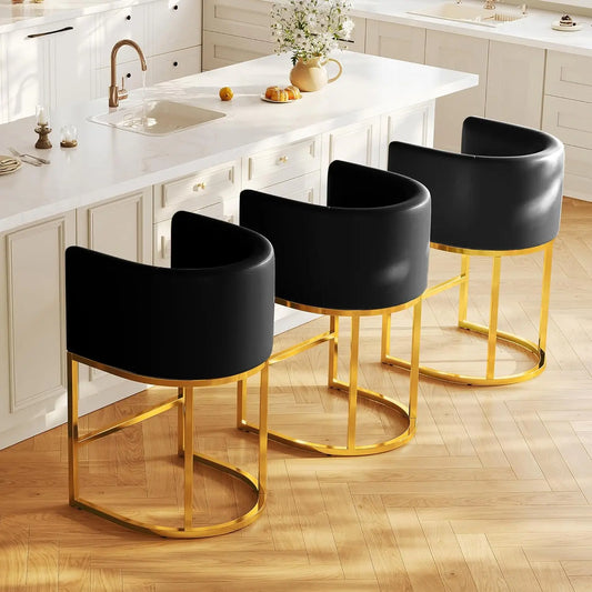 Modern Bar Stools Set of 3