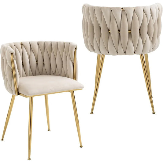 Velvet Dining Chairs Set of 2