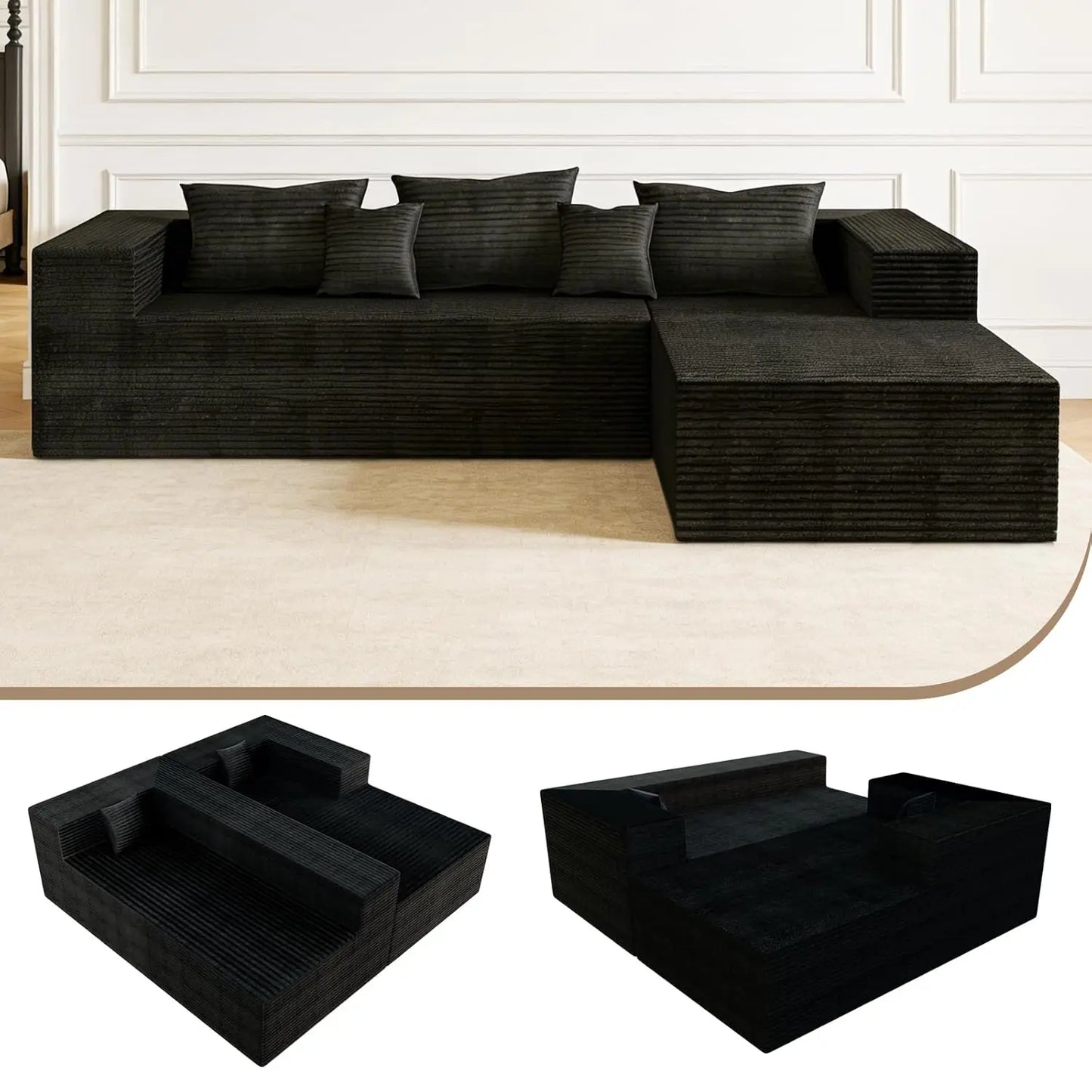 Cloud Couch L-Shaped Sectional Sofa