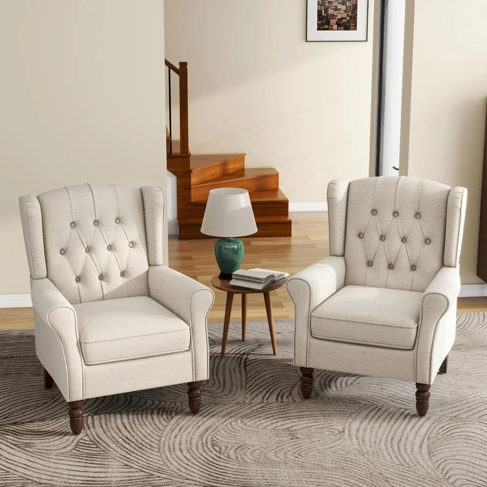 High Back Accent Chair