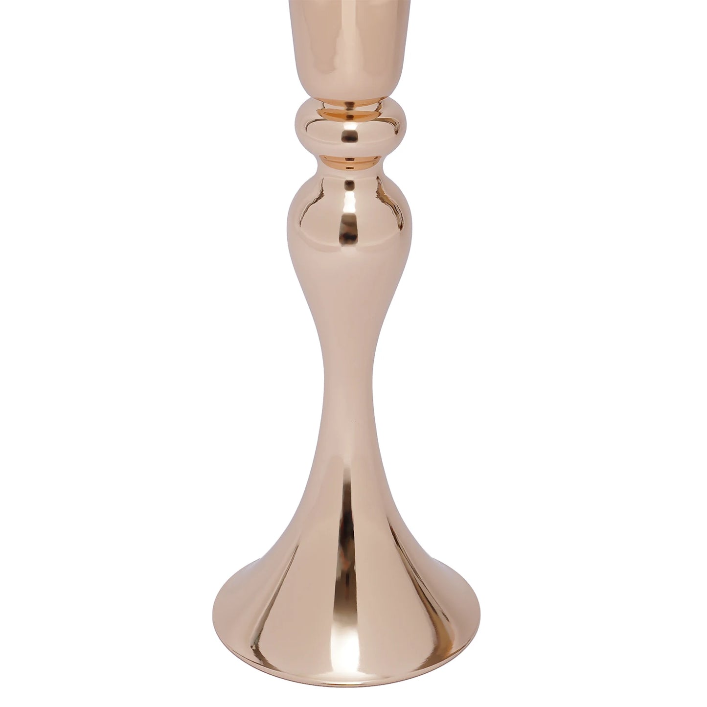 6 PCS Gold Trumpet Vases