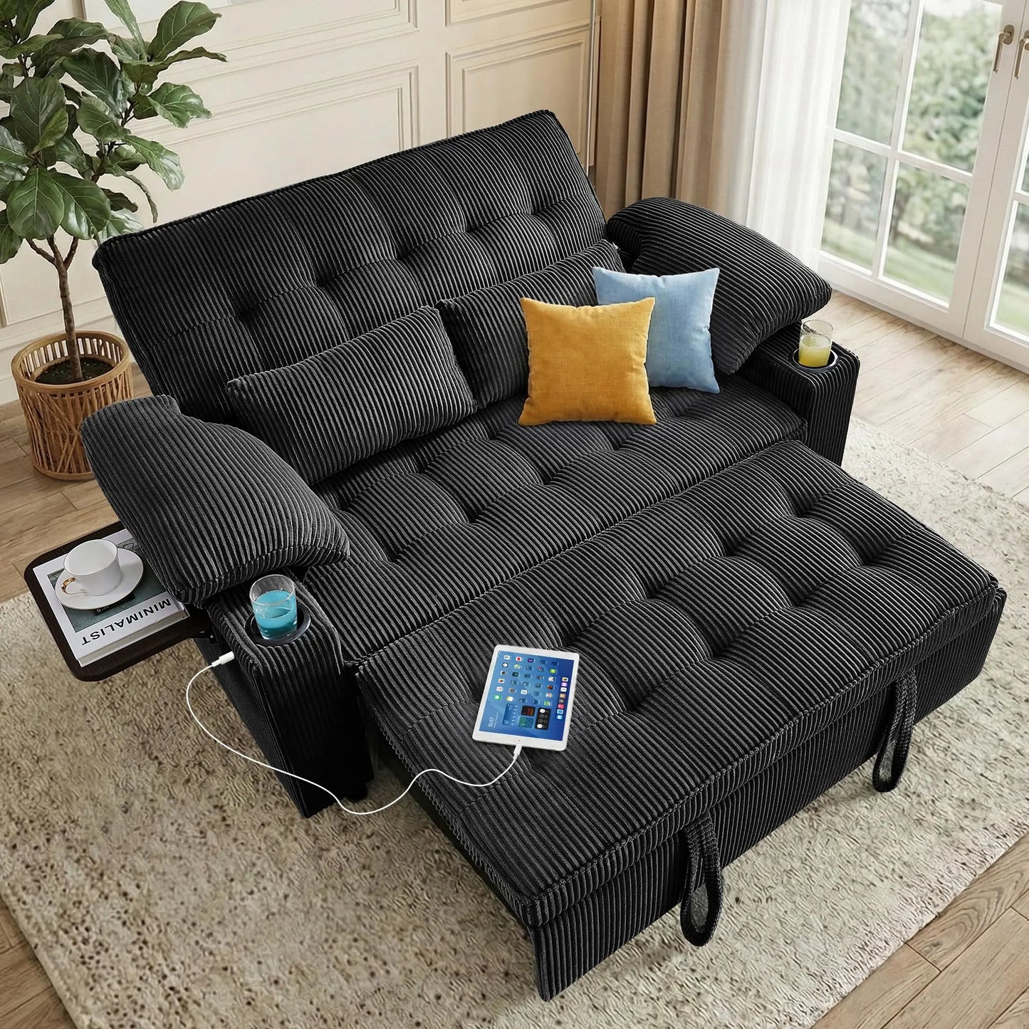 58in Sleeper Sofa Bed