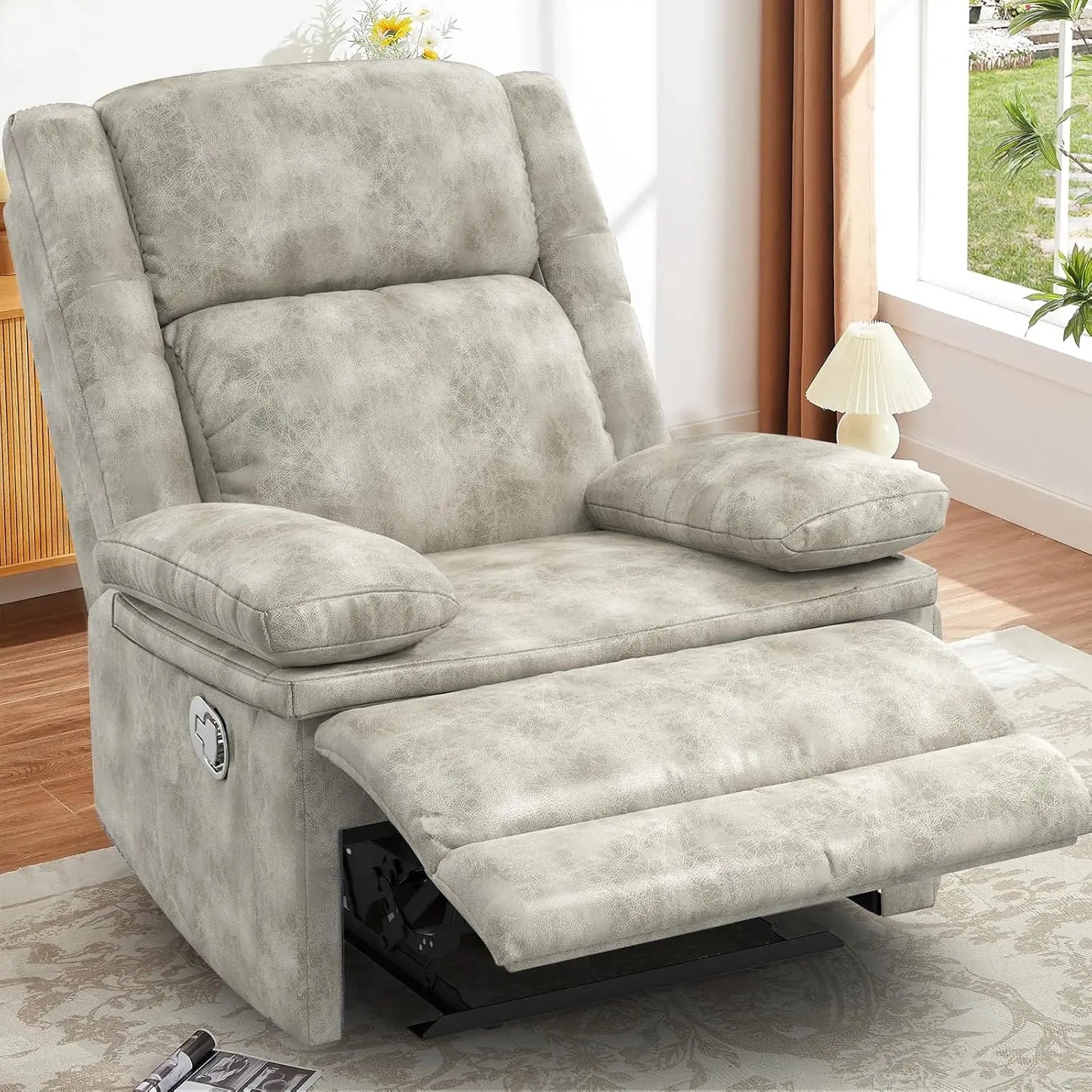Heated Massage Recliner Chair 360 Swivel