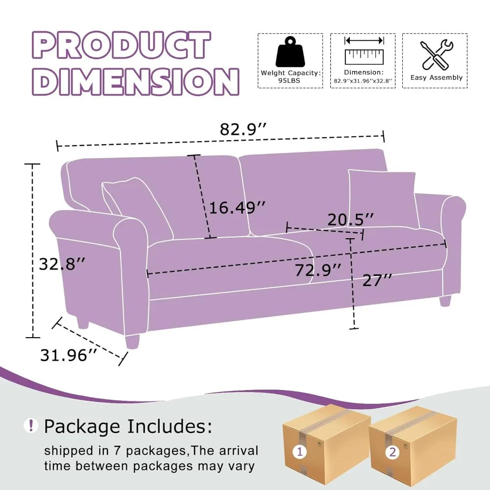 Modern Loveseat Sofa