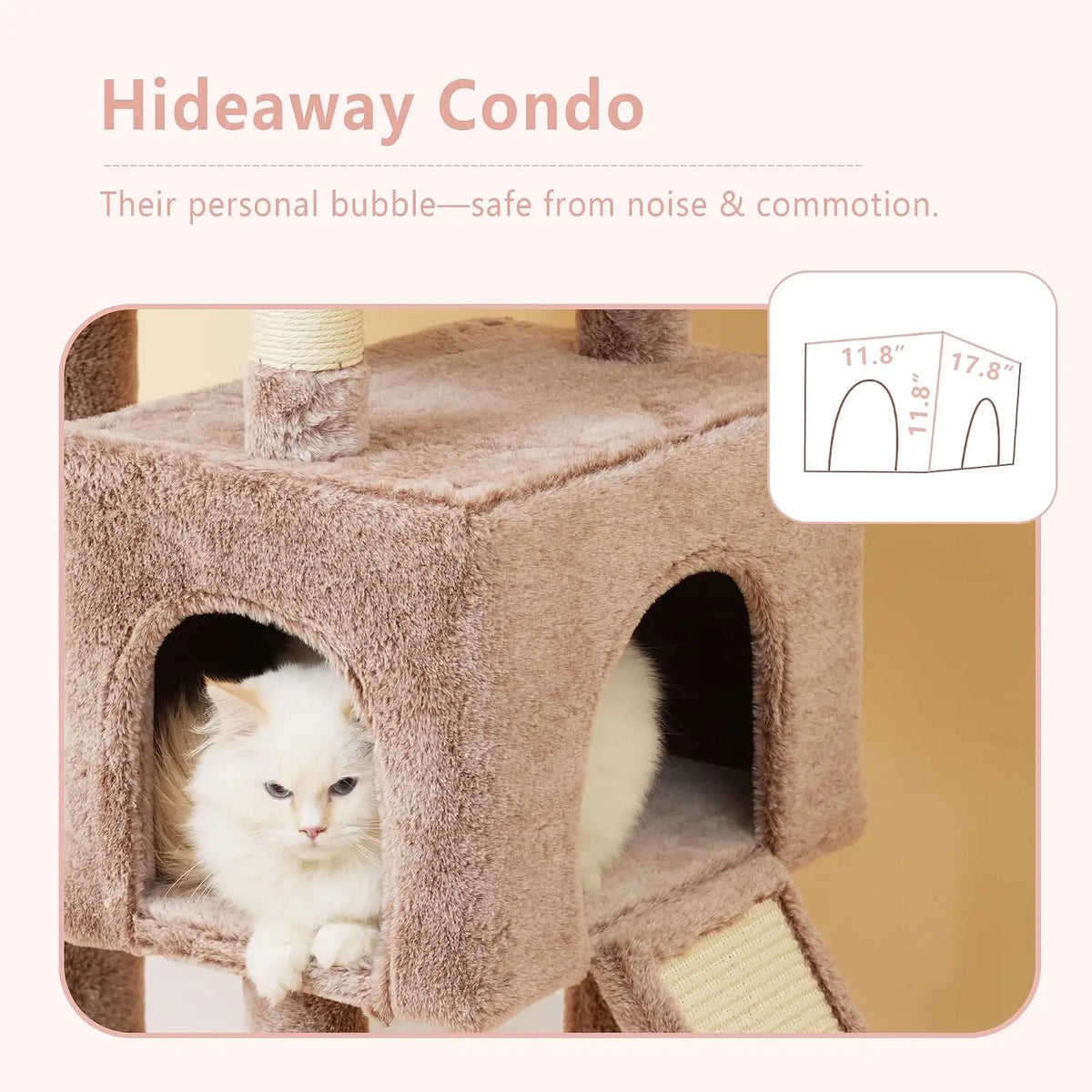 64.2" Cat Tree for Large Indoor Cats