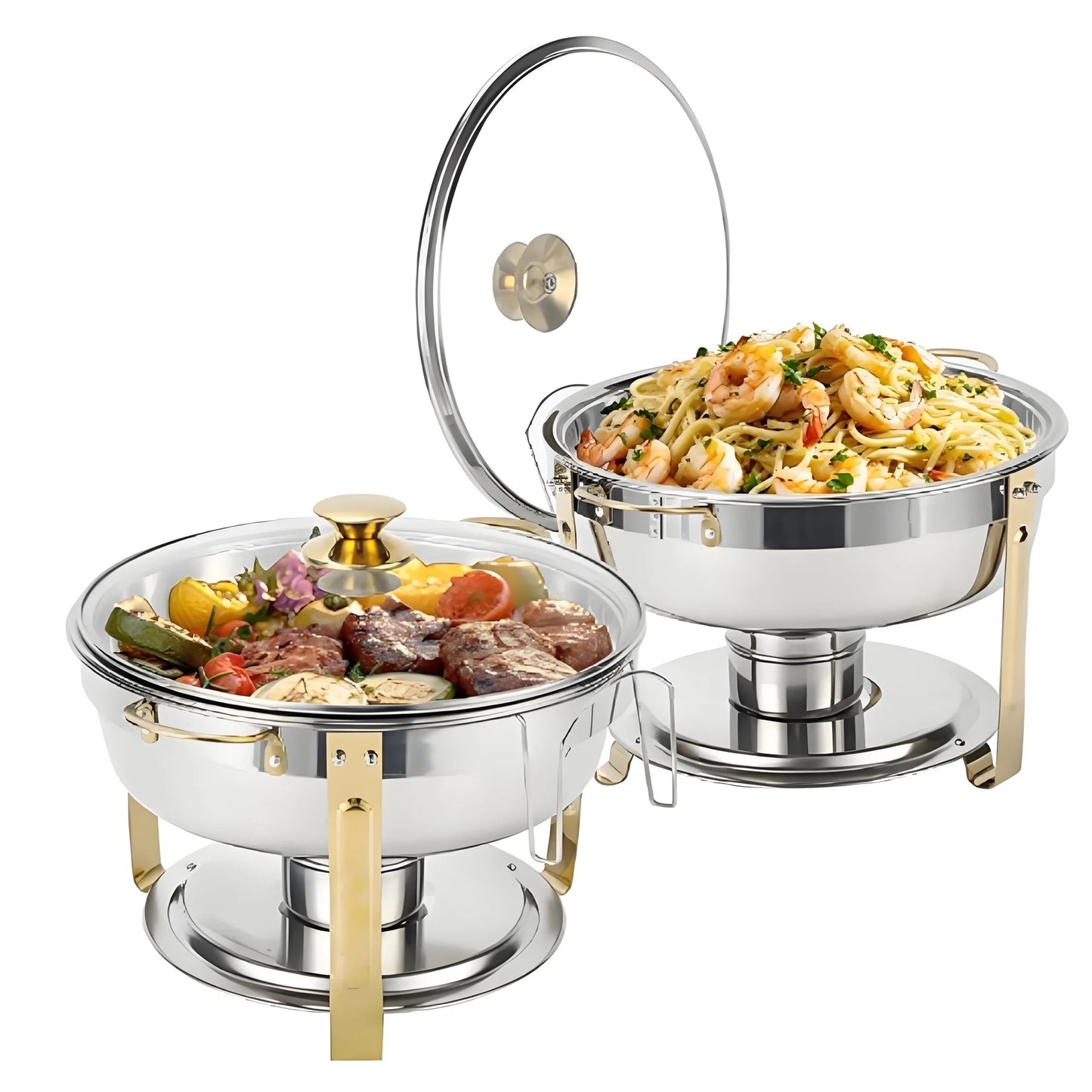 2/4/6 Pack Stainless Steel Chafing Dish