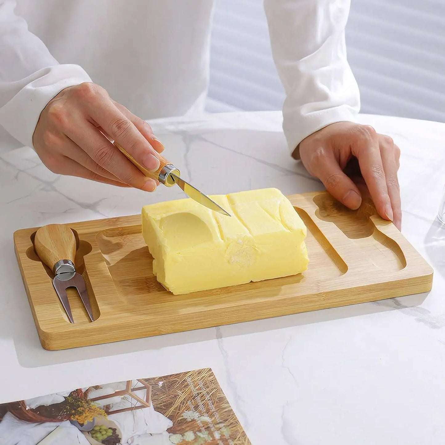 Butter Dish Butter Knife And Fork