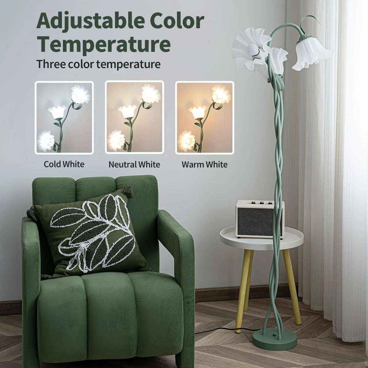 Modern Art Flower Floor Lamp