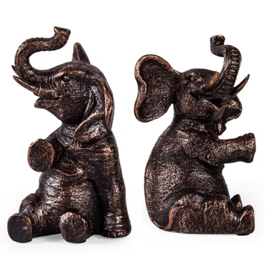 Vintage Elephant Bookends