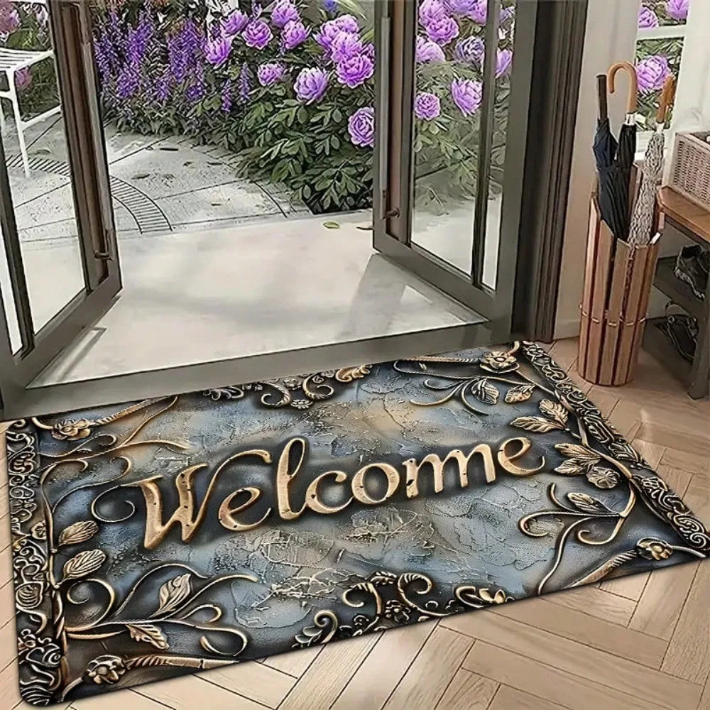 Rubber Doormat 3D design nonslip