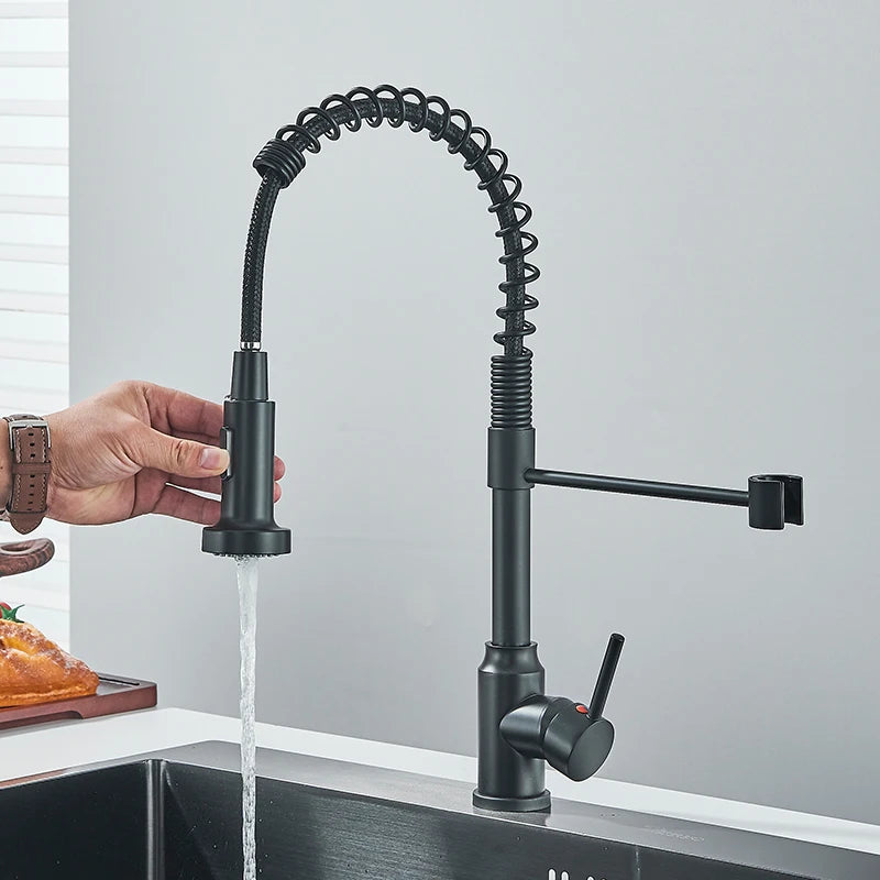 Pull Down Kitchen Faucet