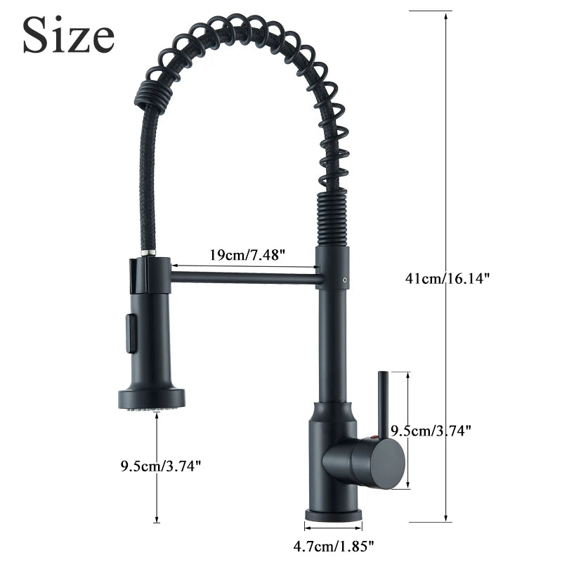 Pull Down Kitchen Faucet