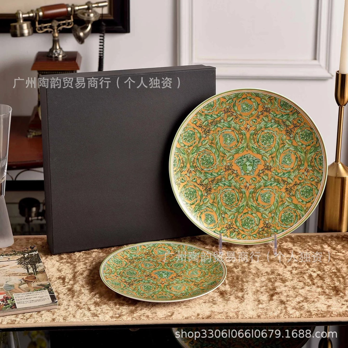 European Luxury Western Dinner Plate Set