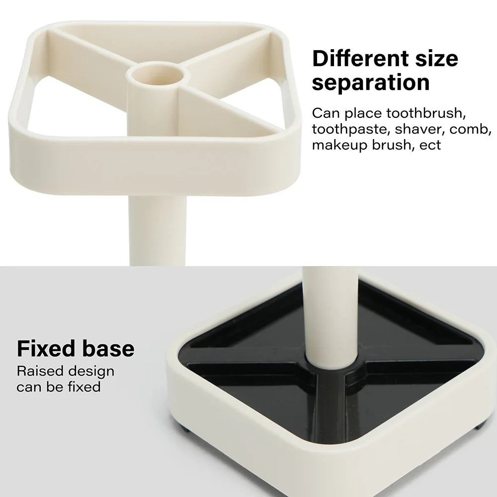 Toothbrush Holder With Cup/Cover