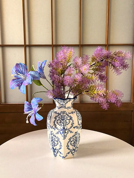1 Pc Blue & White Porcelain Vase
