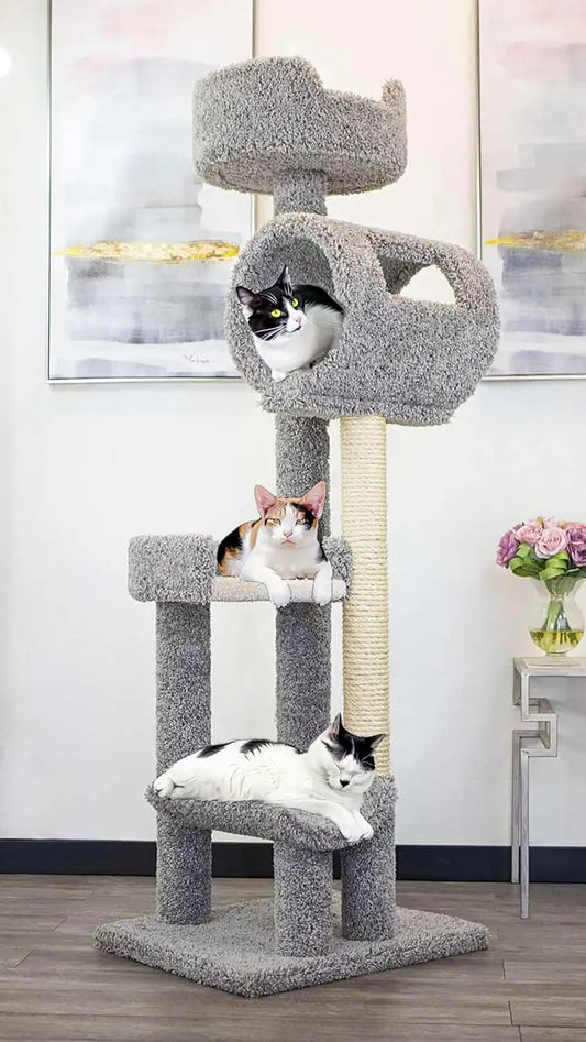 Solid Wood Cat Climbing Tower