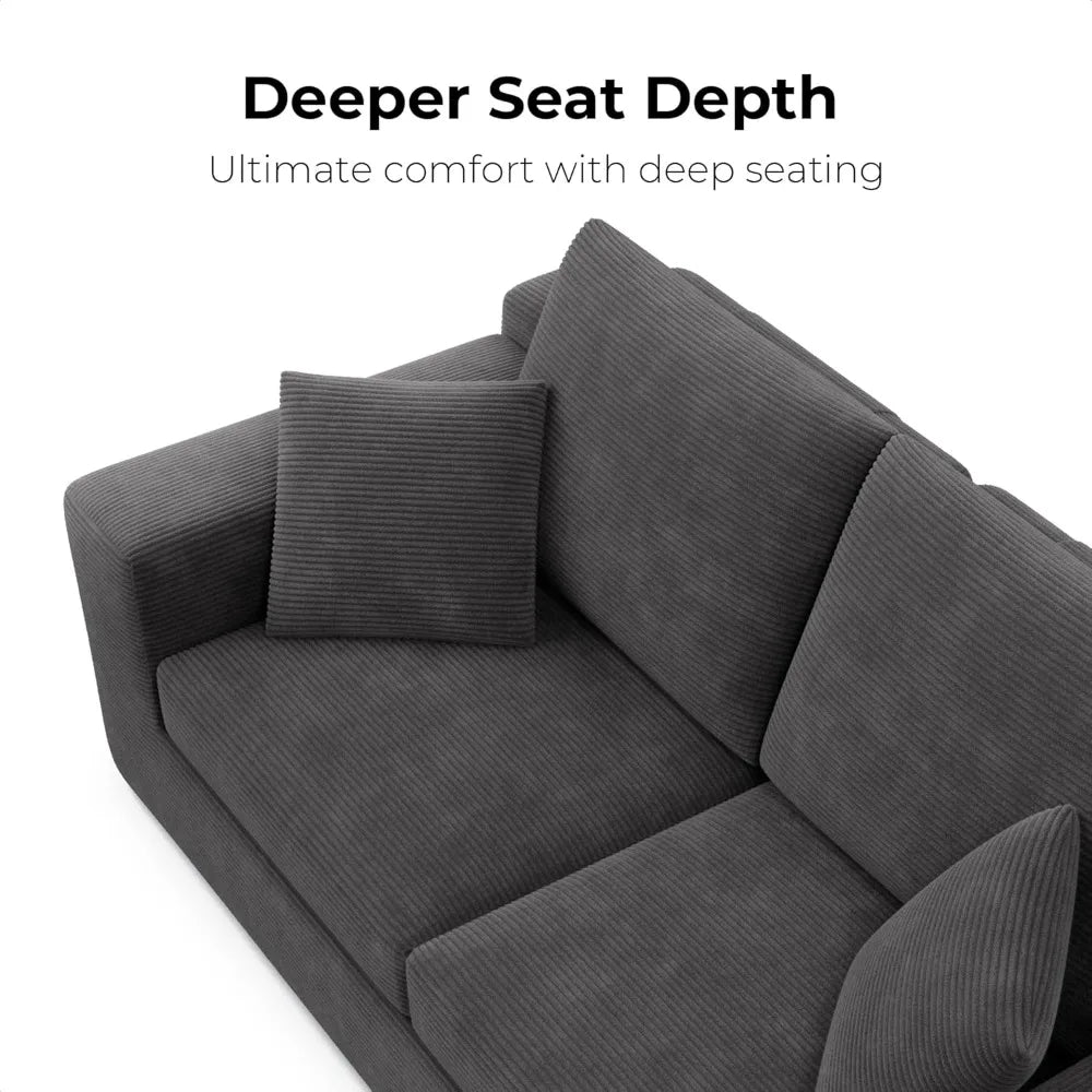 78" Modern Loveseat Sofa in a Box