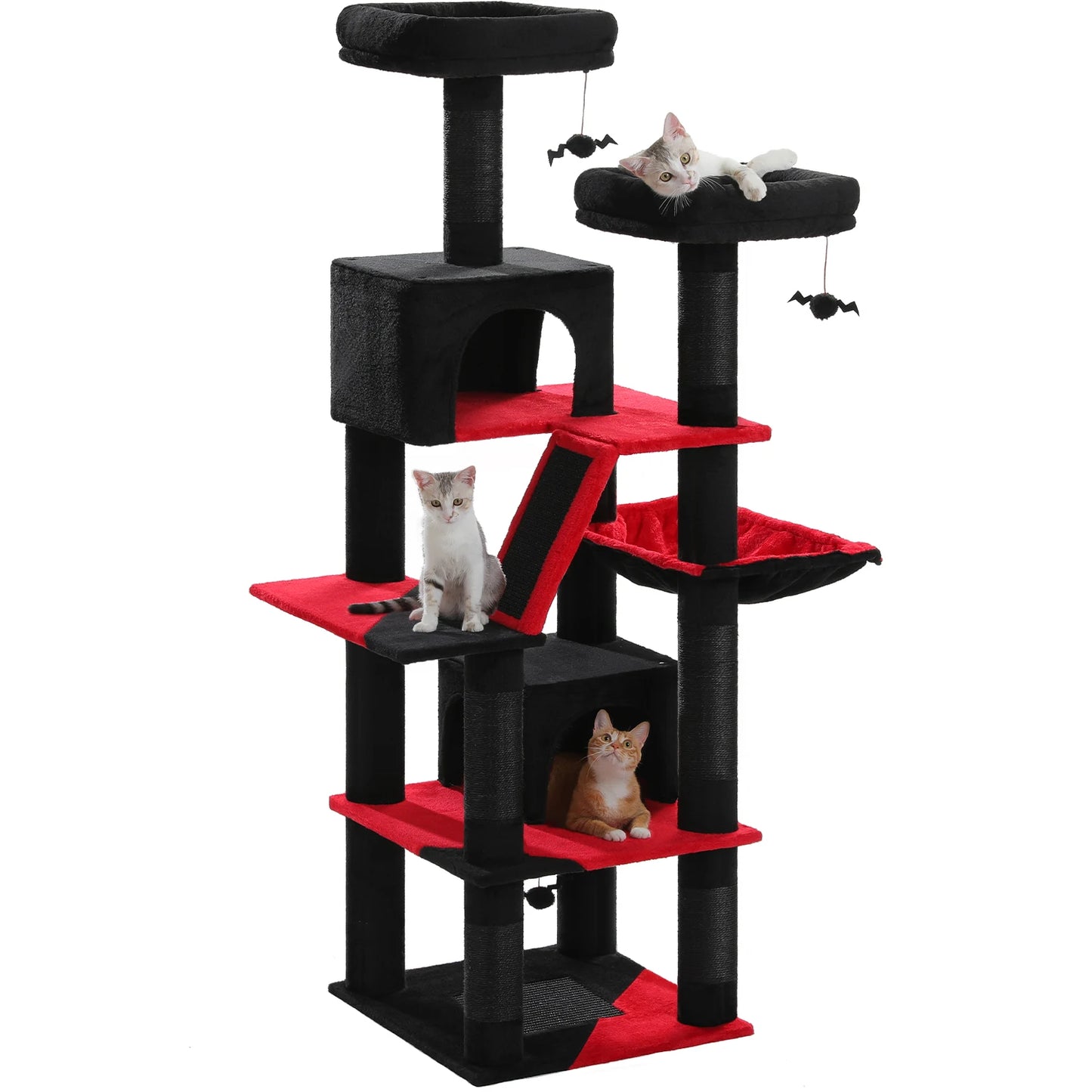 Large Cat Tree Tall Cat Tower for Indoor Cats