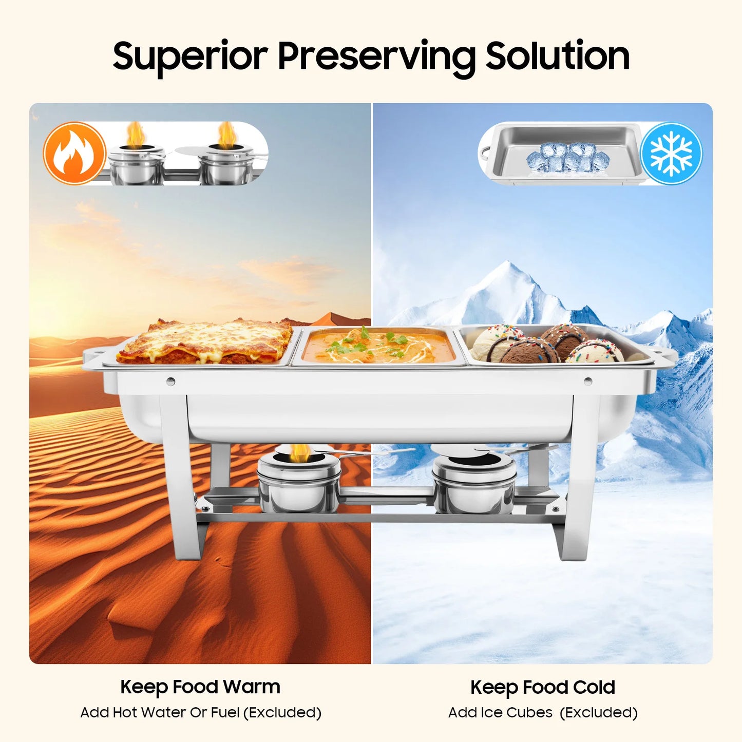 Stainless Steel Food Warmer Chafing Dish