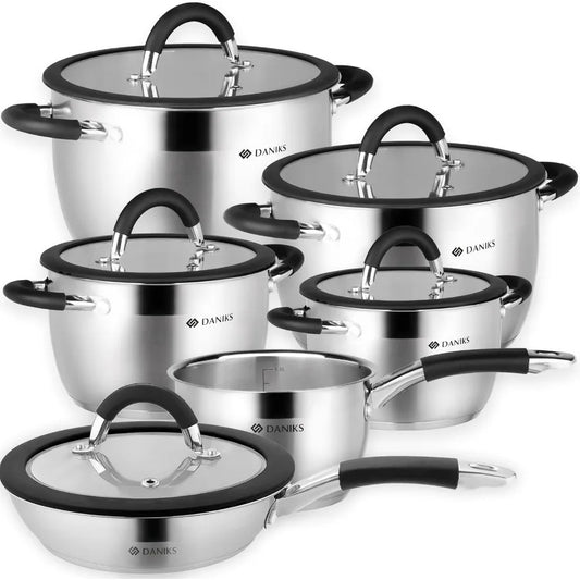 11-Piece Stainless Steel Cookware Set